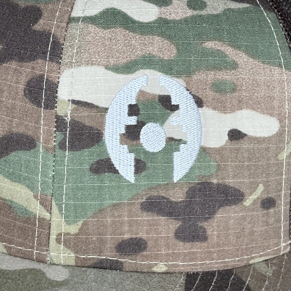 Fortline Waterworks Trucker Hat Camo Cap Pacific Snapback - Picture 7 of 12